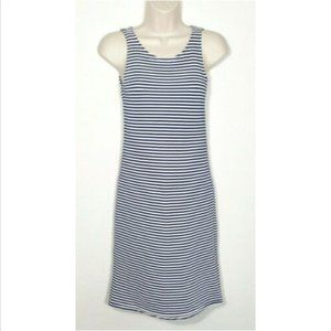 ZARA Striped Textured Bodycon Tank Dress 2537E1M
